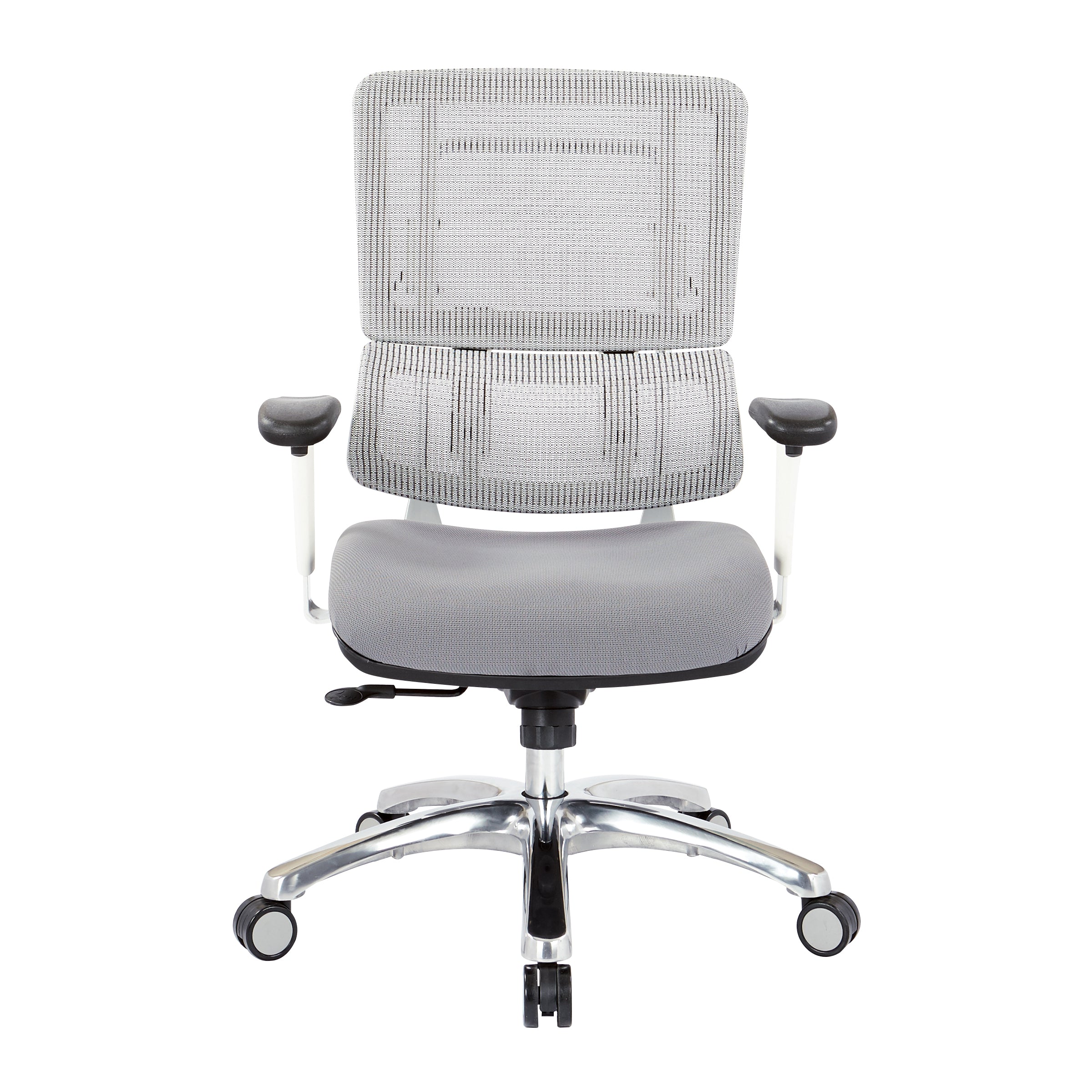 White Vertical Mesh Chair